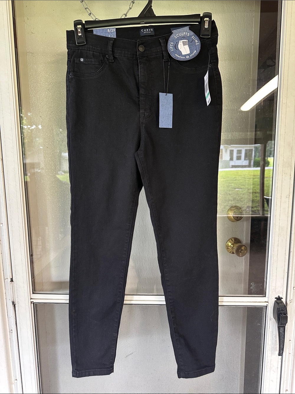 NWT Curve Appeal Black Jegging size 8/29
